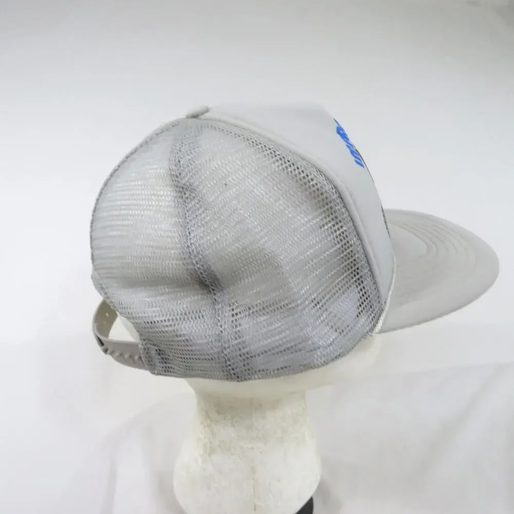 Funny Improve Your Image Be Seen With Me Trucker Rope Gray Mesh Snapback Hat 90s